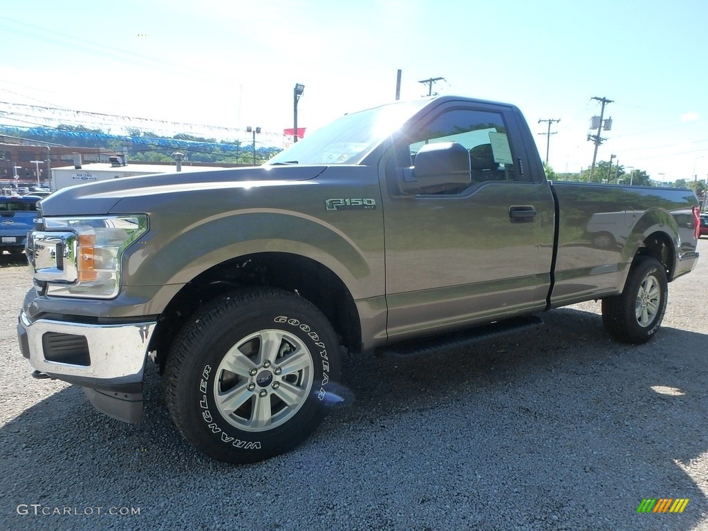 2019 F150 XLT Regular Cab 4x4 - Stone Gray / Earth Gray photo #9