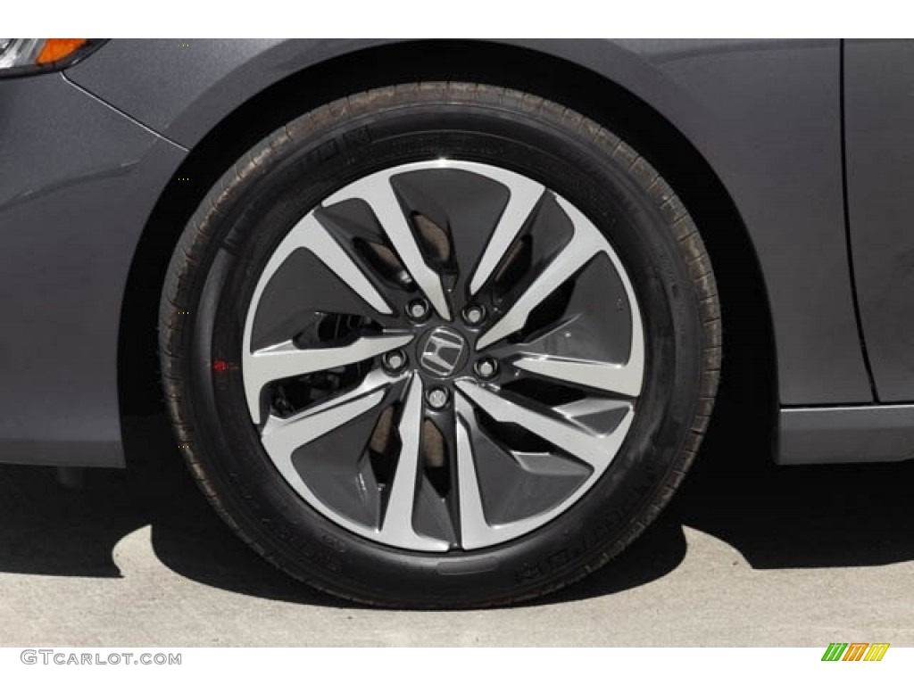 2019 Accord Hybrid Sedan - Modern Steel Metallic / Black photo #13