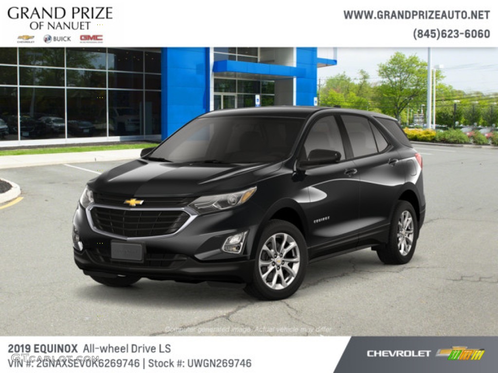 2019 Equinox LS AWD - Mosaic Black Metallic / Medium Ash Gray photo #1