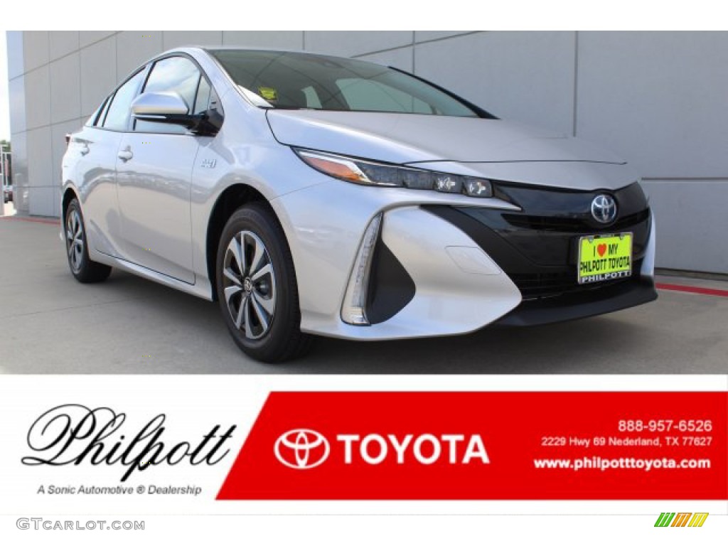 Classic Silver Metallic Toyota Prius Prime