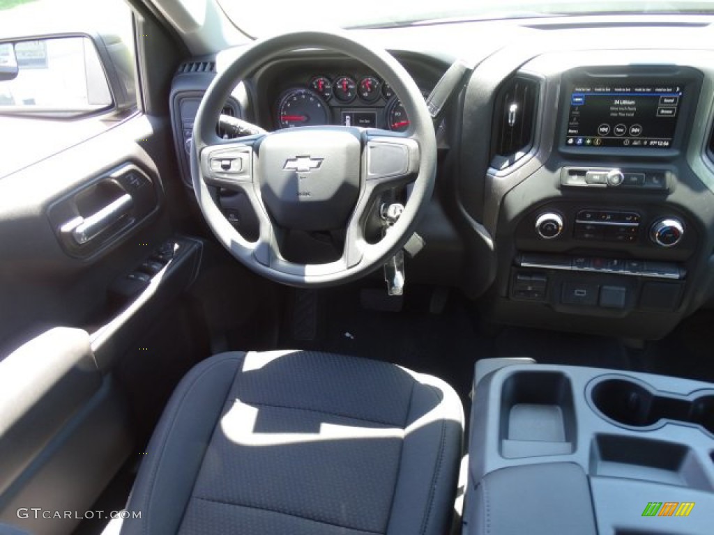 2019 Silverado 1500 Custom Crew Cab - Black / Jet Black photo #24