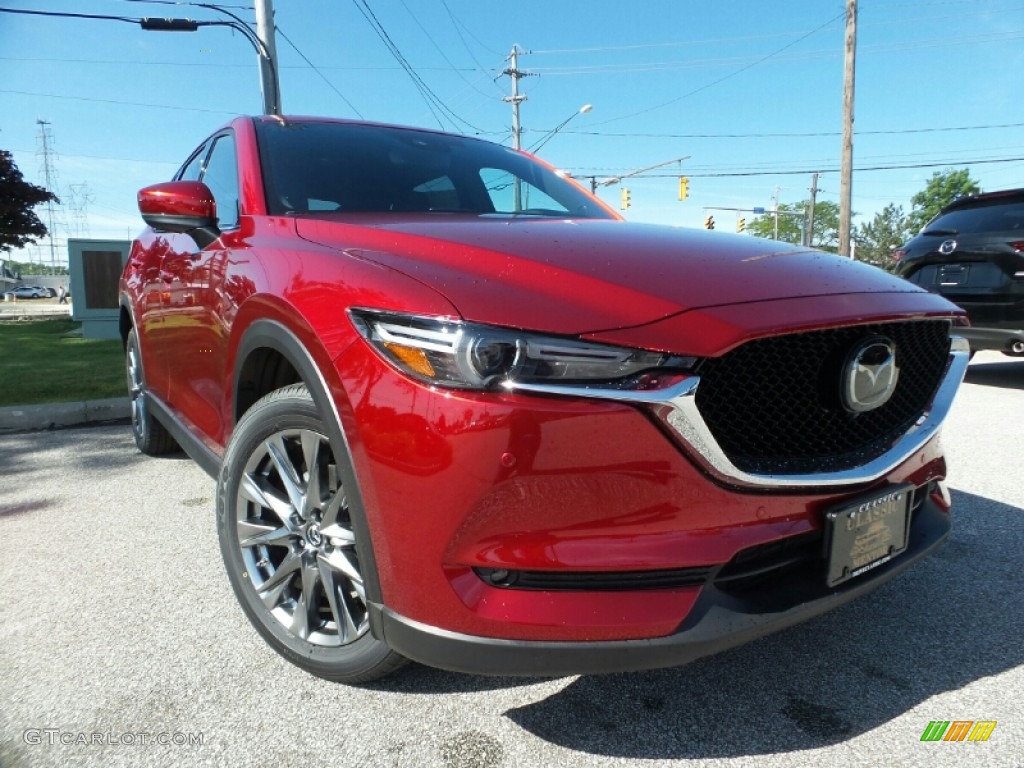 2019 CX-5 Signature AWD - Soul Red Crystal Metallic / Caturra Brown photo #1