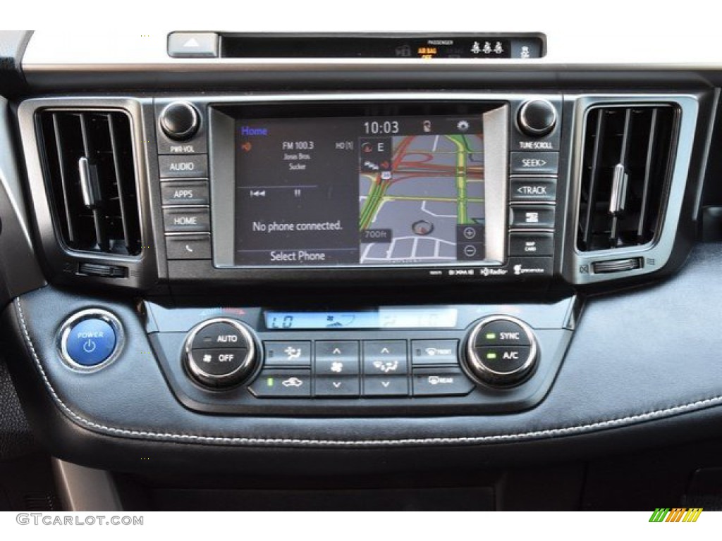 2017 RAV4 XLE AWD Hybrid - Black / Black photo #15