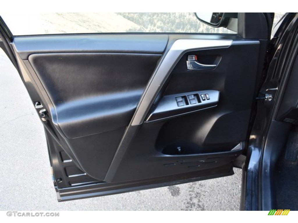 2017 RAV4 XLE AWD Hybrid - Black / Black photo #25