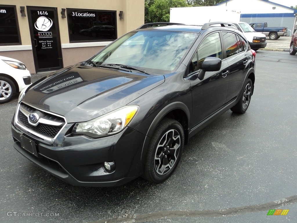 2014 XV Crosstrek 2.0i Premium - Quartz Blue Pearl / Black photo #2