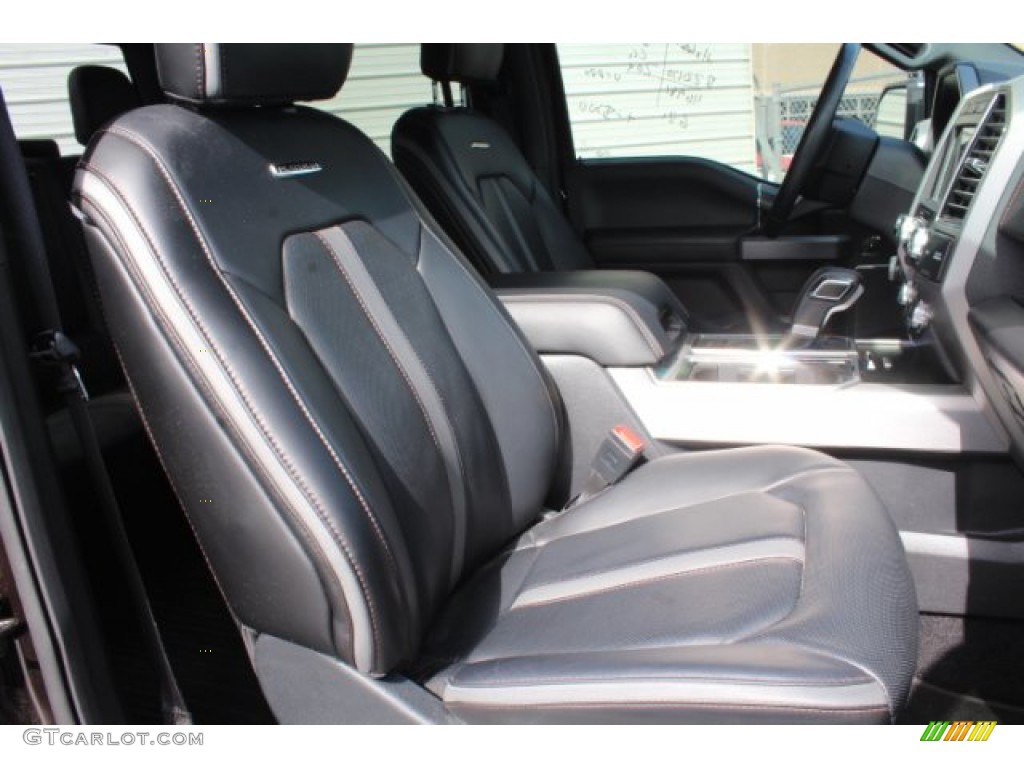 2018 F150 Platinum SuperCrew 4x4 - Magma Red / Black photo #27