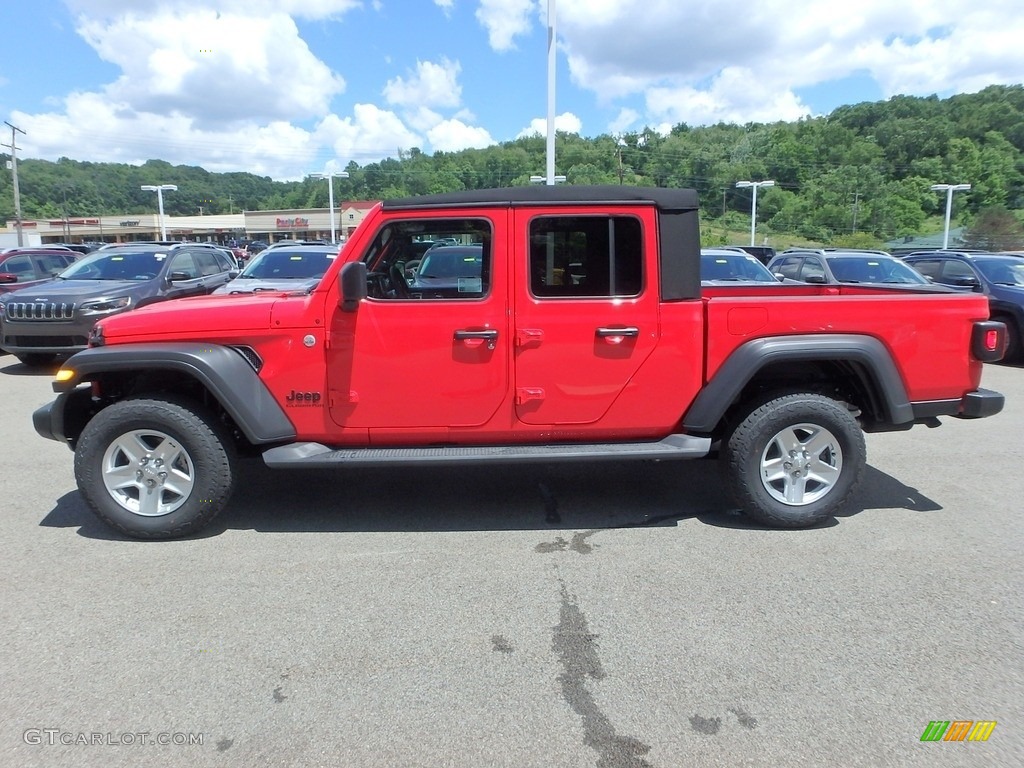 2020 Gladiator Sport 4x4 - Firecracker Red / Black photo #2
