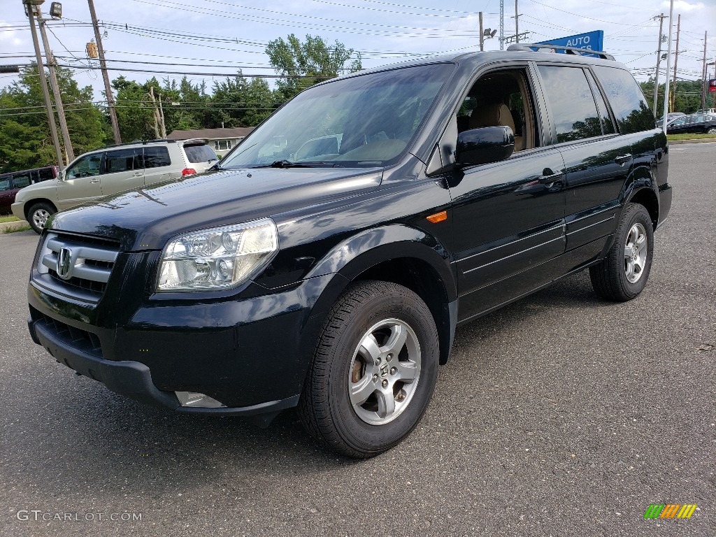 2006 Pilot EX-L 4WD - Nighthawk Black Pearl / Gray photo #1