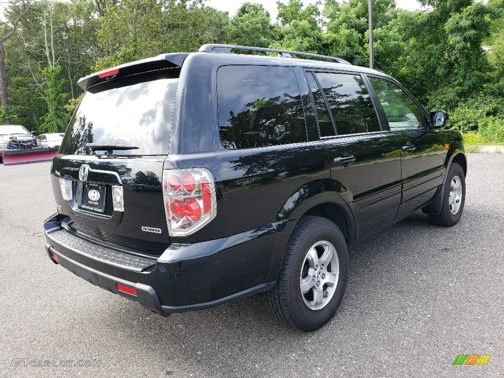 2006 Pilot EX-L 4WD - Nighthawk Black Pearl / Gray photo #7