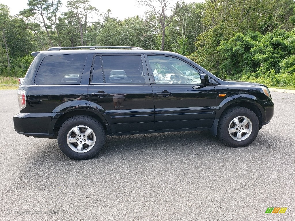 2006 Pilot EX-L 4WD - Nighthawk Black Pearl / Gray photo #8