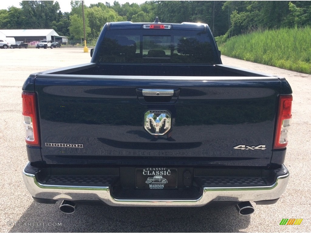 2019 1500 Big Horn Quad Cab 4x4 - Patriot Blue Pearl / Black/Diesel Gray photo #5