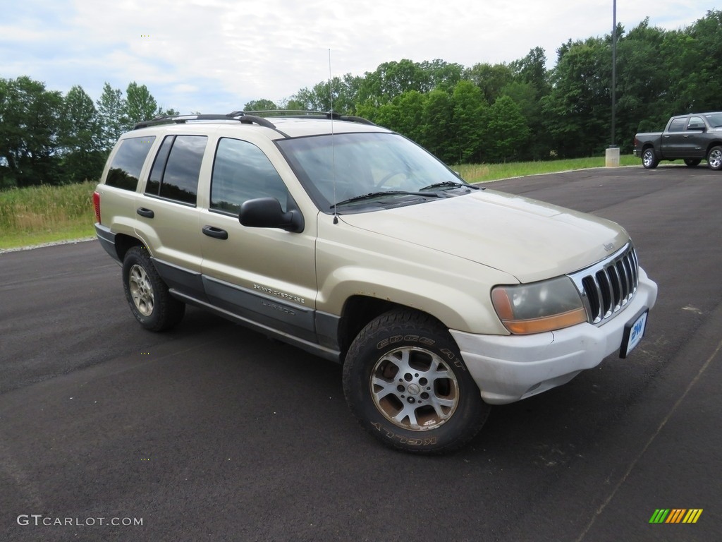 2001 Grand Cherokee Laredo 4x4 - Champagne Pearl / Agate photo #4