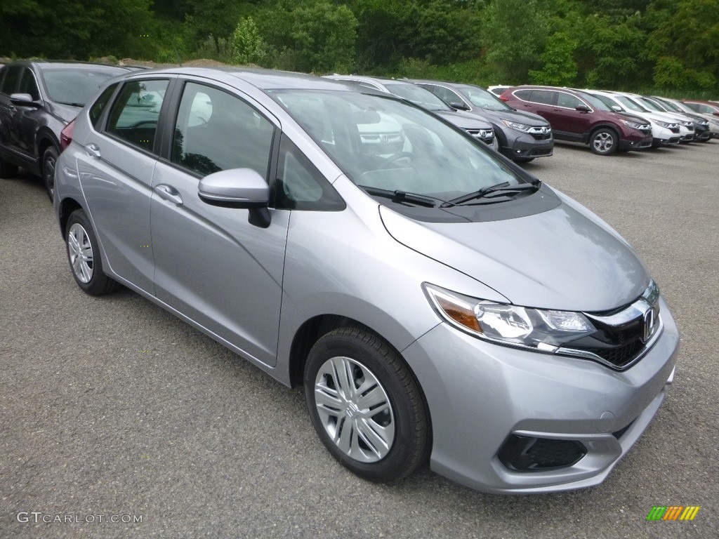 Lunar Silver Metallic 2019 Honda Fit LX Exterior Photo #133998855