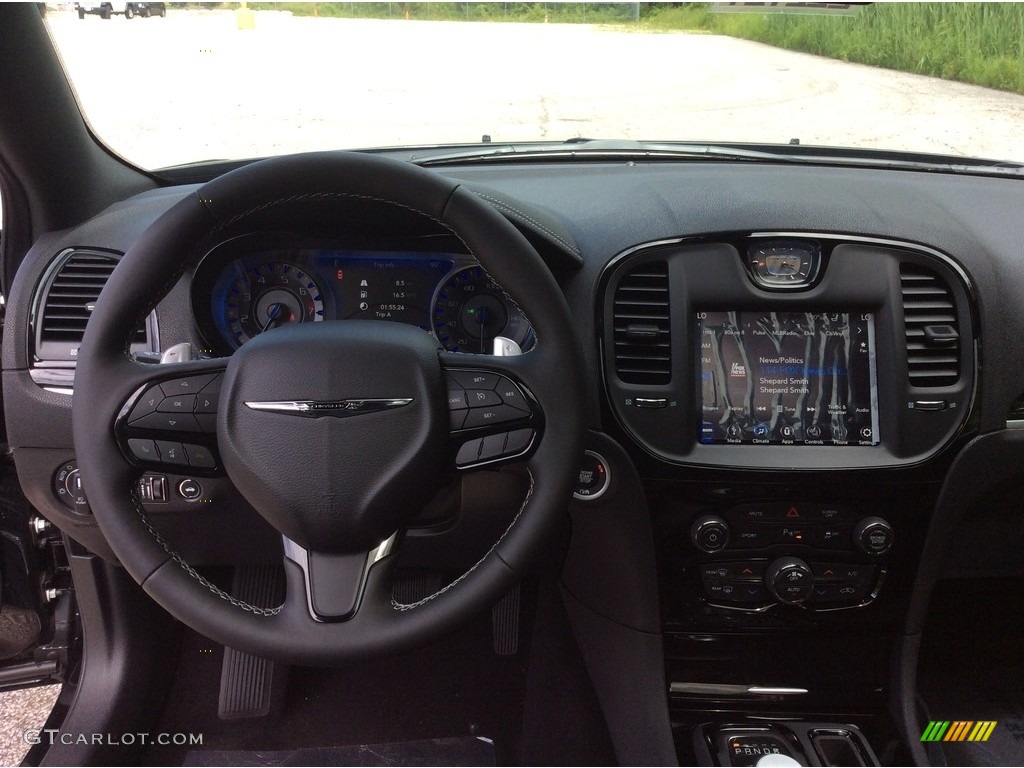 2019 Chrysler 300 S AWD Black Steering Wheel Photo #133998930