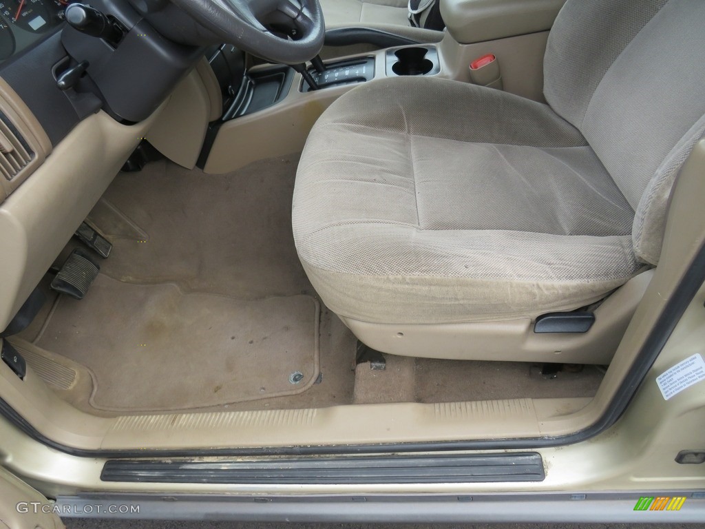 2001 Grand Cherokee Laredo 4x4 - Champagne Pearl / Agate photo #28
