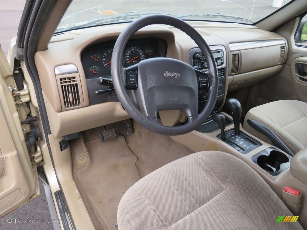 2001 Grand Cherokee Laredo 4x4 - Champagne Pearl / Agate photo #29