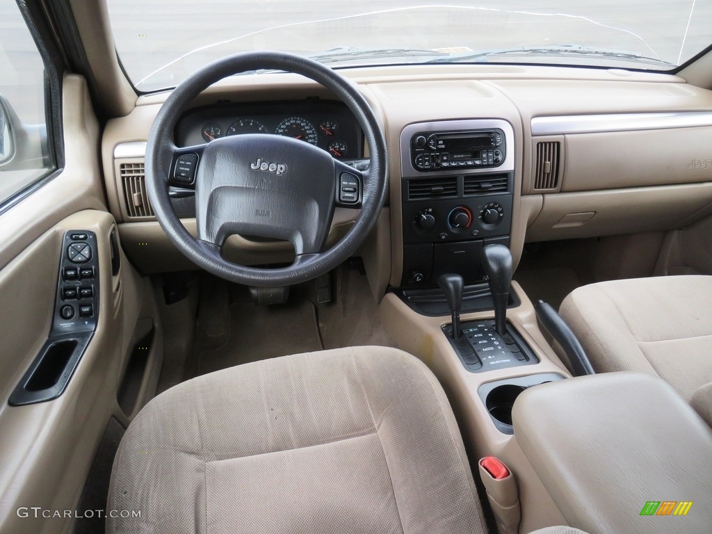 2001 Grand Cherokee Laredo 4x4 - Champagne Pearl / Agate photo #32
