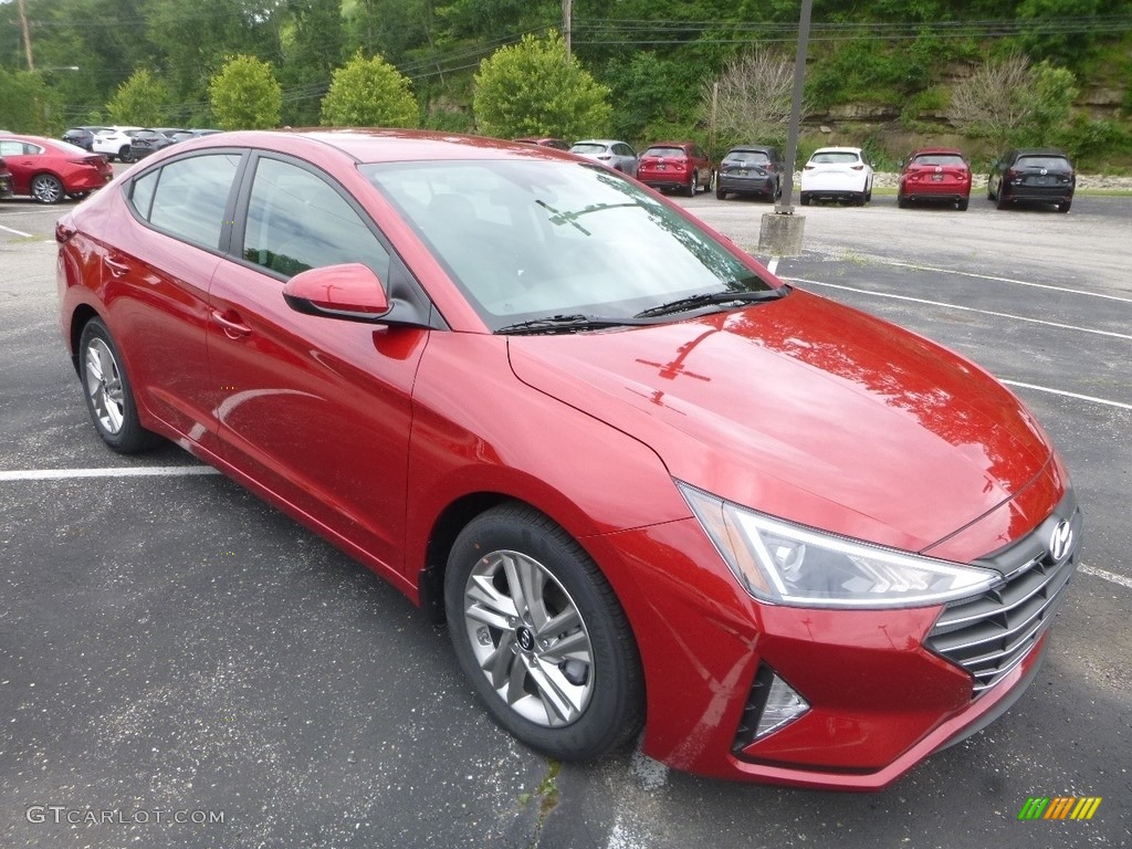 Scarlet Red Pearl 2020 Hyundai Elantra SEL Exterior Photo #134002785