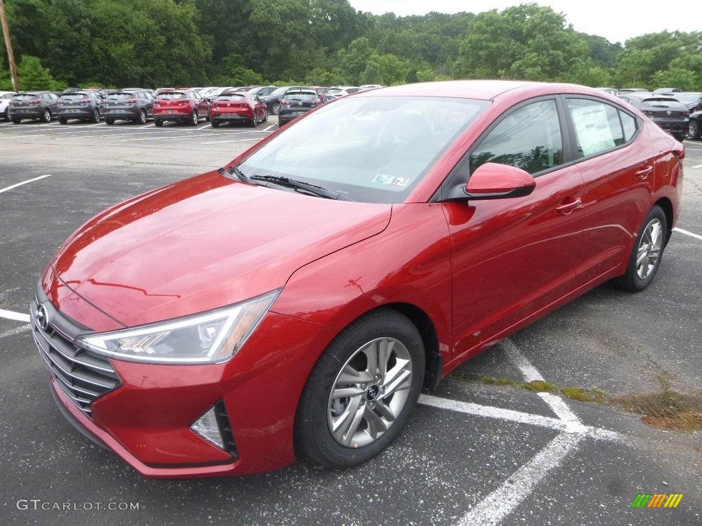 Scarlet Red Pearl 2020 Hyundai Elantra SEL Exterior Photo #134002842