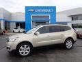 Champagne Silver Metallic 2016 Chevrolet Traverse LT AWD