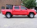 2007 Radiant Red Toyota Tacoma V6 TRD Double Cab 4x4  photo #2