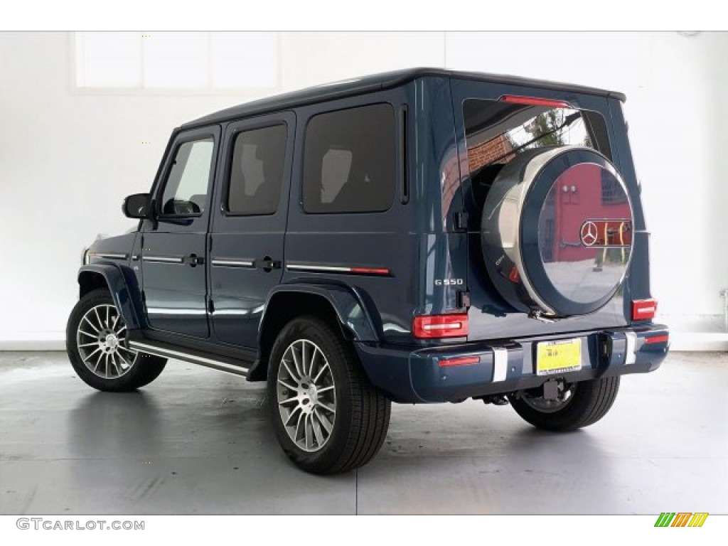 designo Manufaktur Sea Blue Metallic 2019 Mercedes-Benz G 550 Exterior Photo #134008368