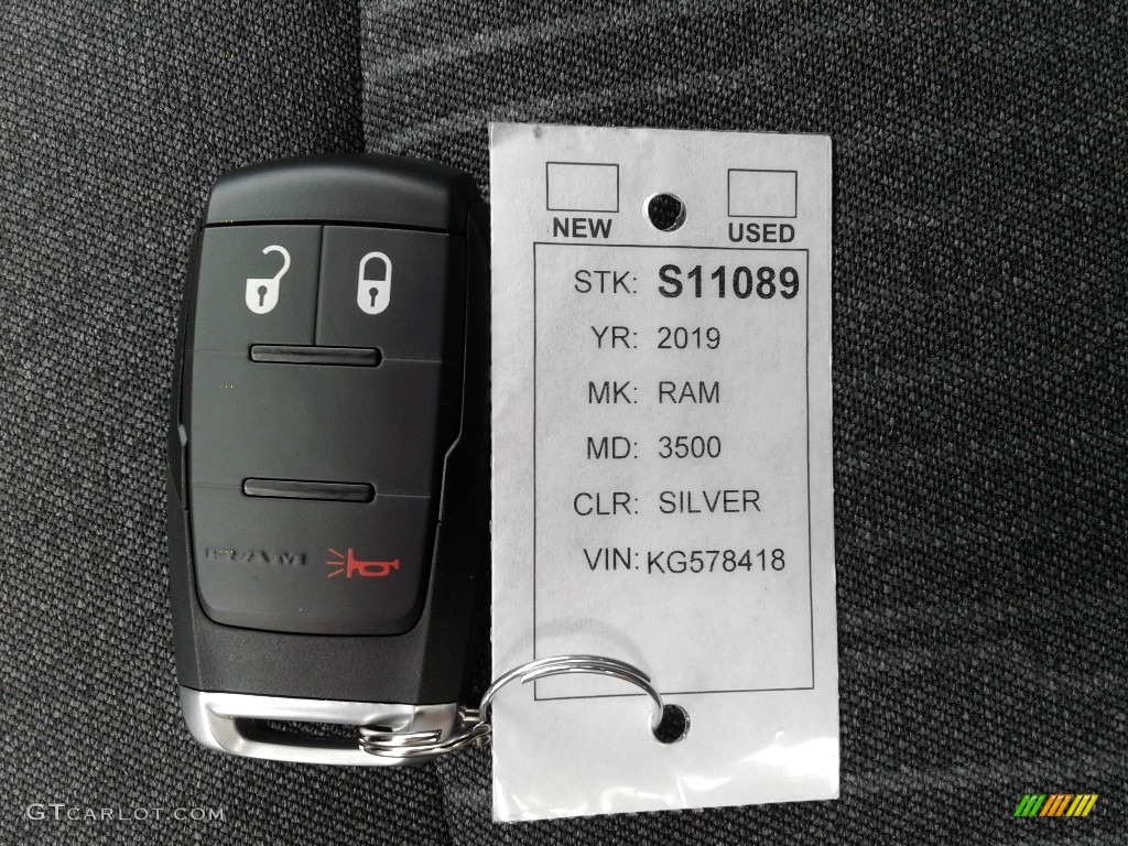2019 Ram 3500 Tradesman Crew Cab 4x4 Keys Photo #134008434