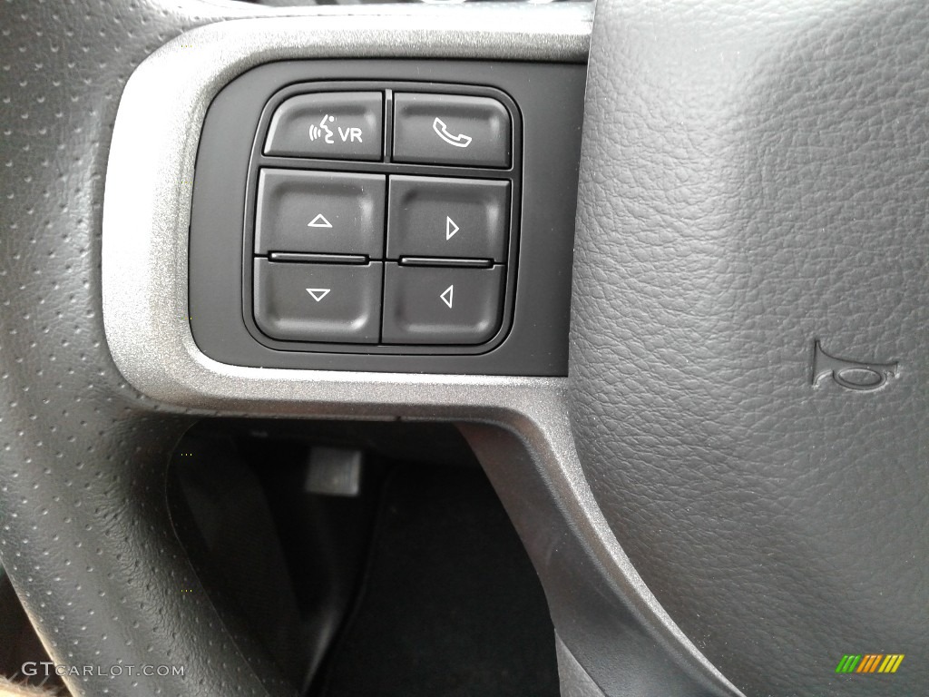2019 Ram 2500 Tradesman Crew Cab 4x4 Power Wagon Package Black Steering Wheel Photo #134008845