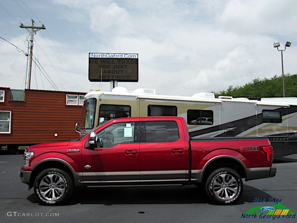 2019 F150 King Ranch SuperCrew 4x4 - Ruby Red / King Ranch Kingsville/Java photo #2