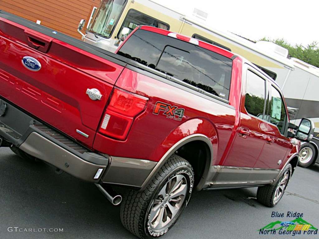 2019 F150 King Ranch SuperCrew 4x4 - Ruby Red / King Ranch Kingsville/Java photo #37