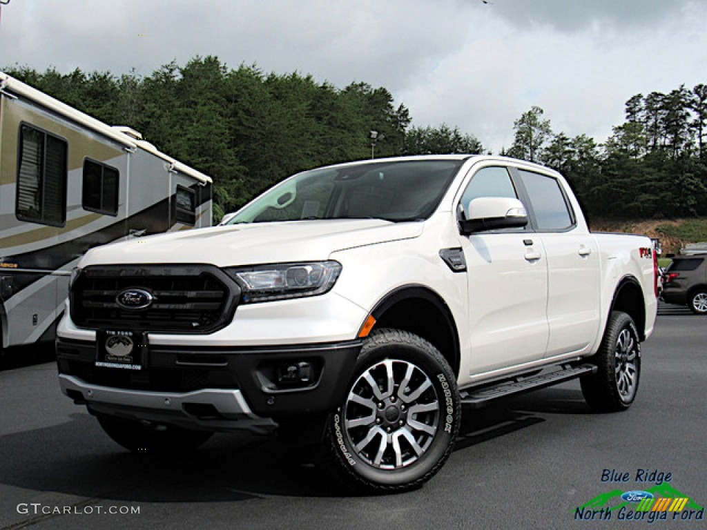 2019 Ranger Lariat SuperCrew 4x4 - White Platinum Tri-Coat / Medium Stone photo #1