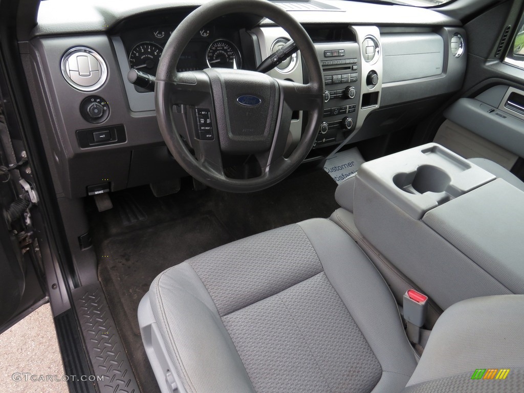 2011 F150 XLT SuperCab 4x4 - Sterling Grey Metallic / Steel Gray photo #17