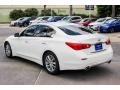 2015 Moonlight White Infiniti Q50 3.7  photo #5