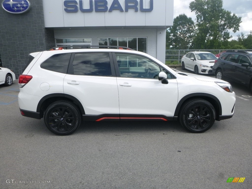 Crystal White Pearl 2019 Subaru Forester 2.5i Sport Exterior Photo #134011947