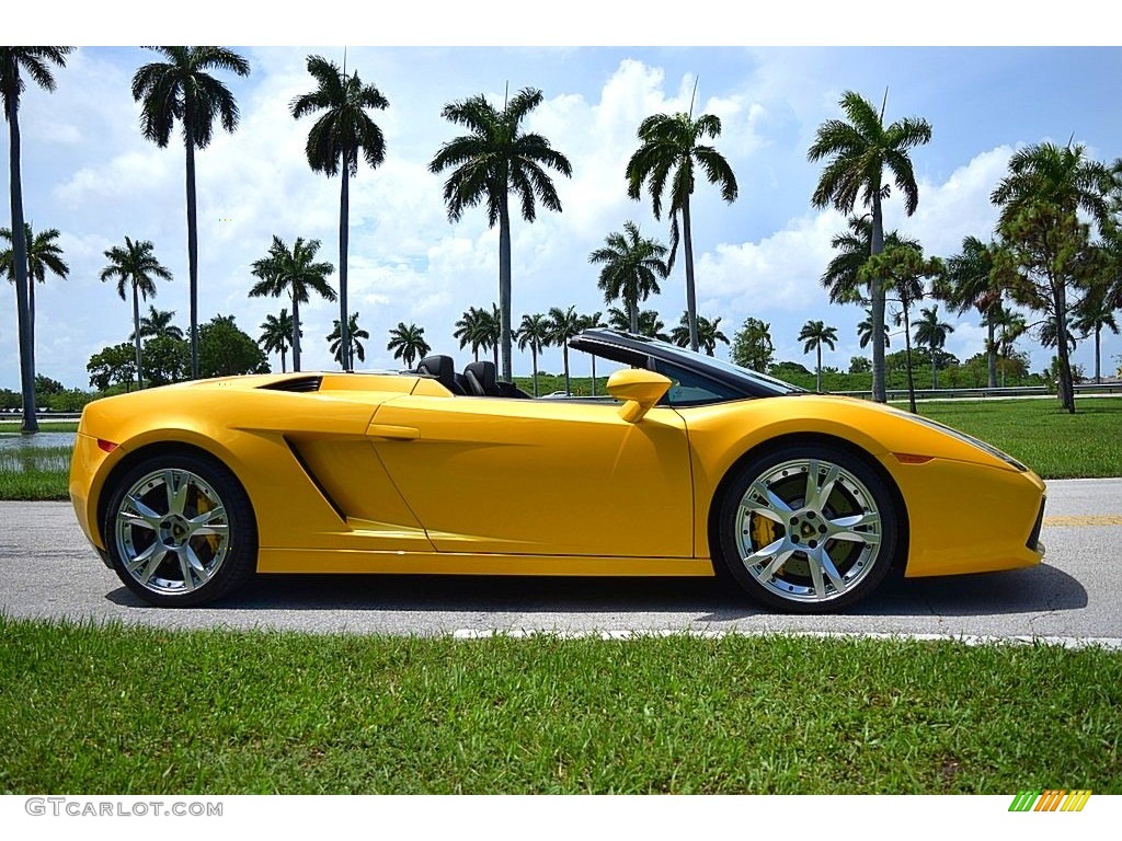 Giallo Midas 2006 Lamborghini Gallardo Spyder E-Gear Exterior Photo #134012193