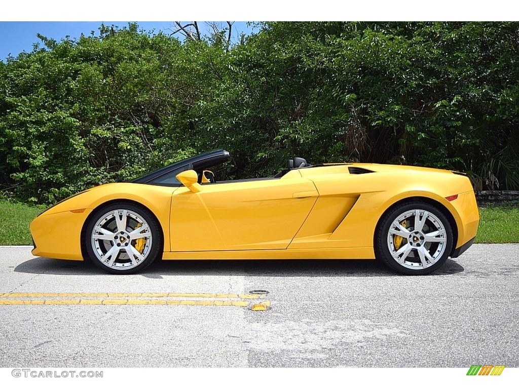 Giallo Midas 2006 Lamborghini Gallardo Spyder E-Gear Exterior Photo #134012280