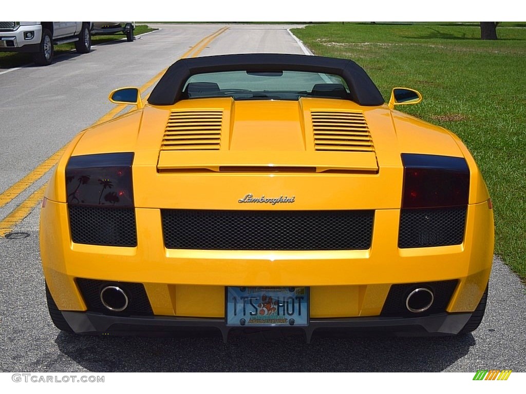 2006 Gallardo Spyder E-Gear - Giallo Midas / Nero Perseus photo #9