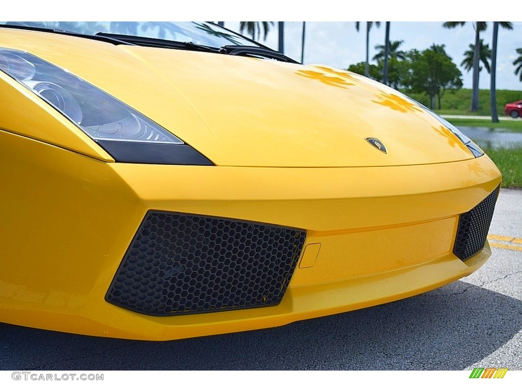 2006 Gallardo Spyder E-Gear - Giallo Midas / Nero Perseus photo #13