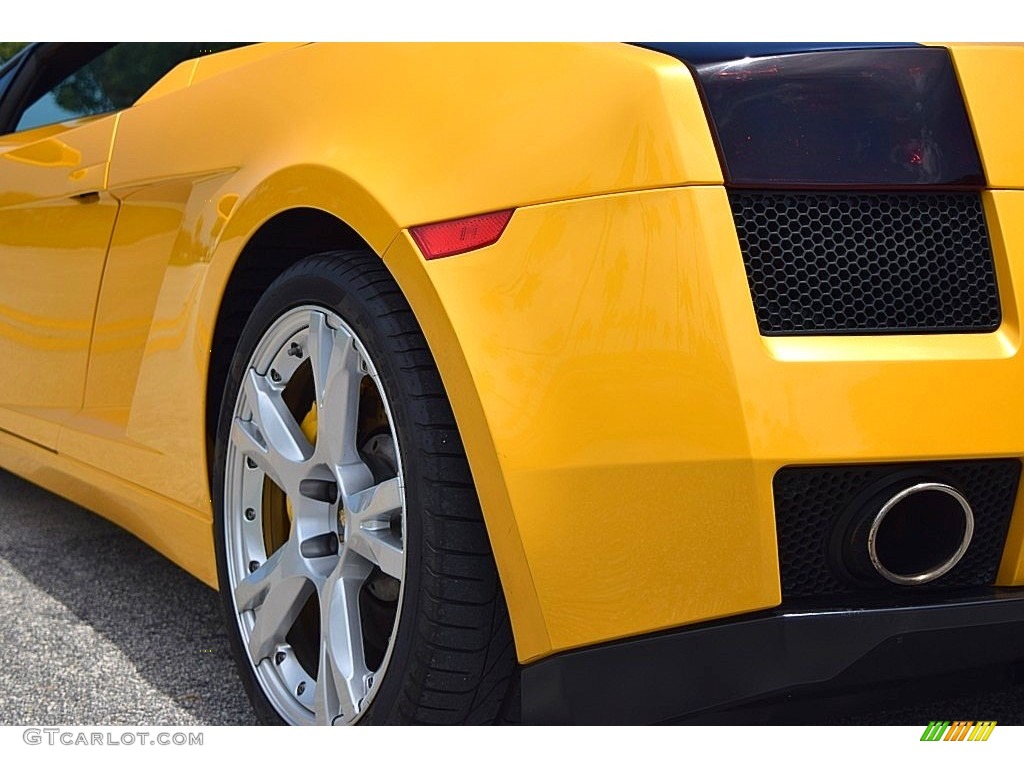 2006 Gallardo Spyder E-Gear - Giallo Midas / Nero Perseus photo #22