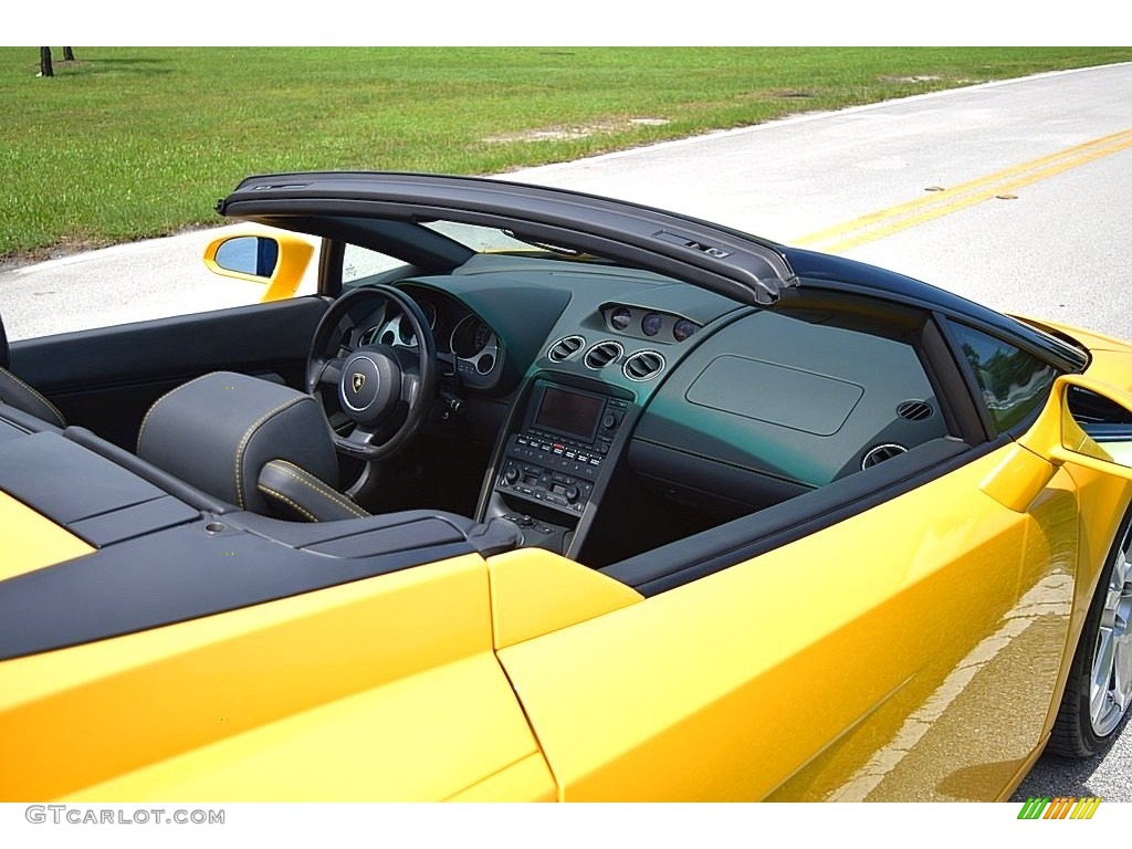 2006 Gallardo Spyder E-Gear - Giallo Midas / Nero Perseus photo #26