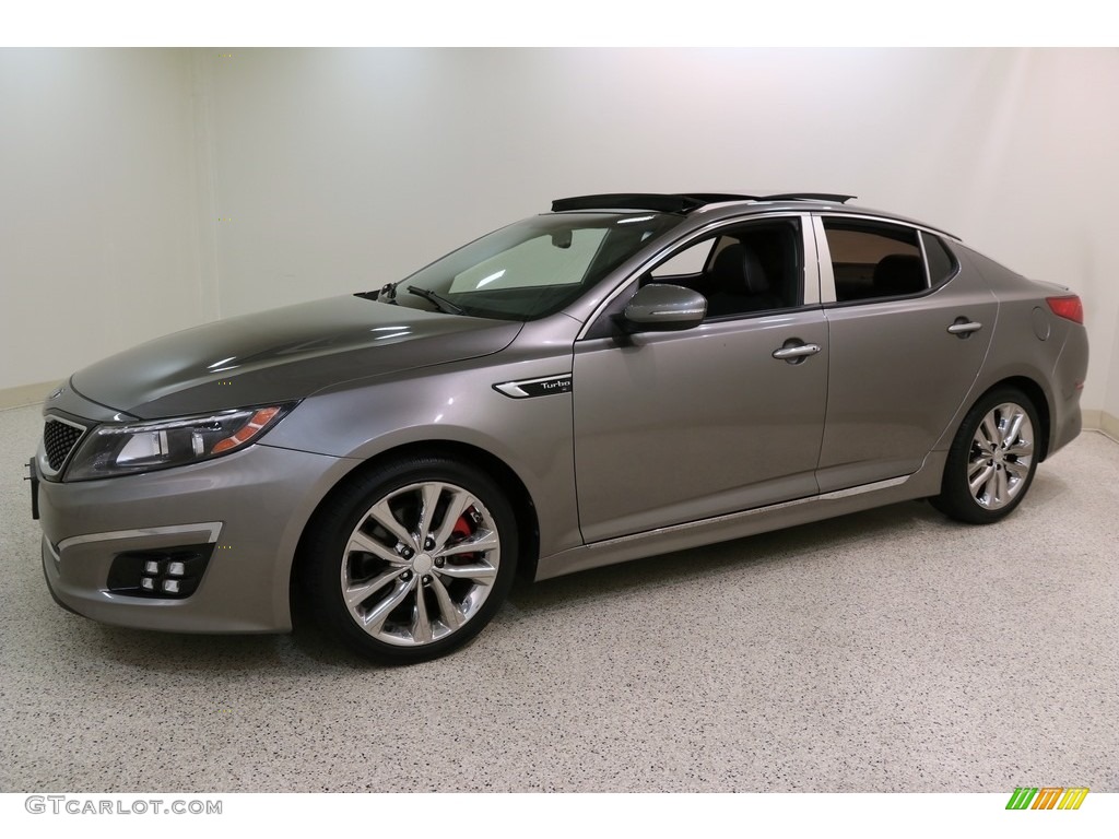 2015 Optima SXL Turbo - Titanium Metallic / Black photo #3
