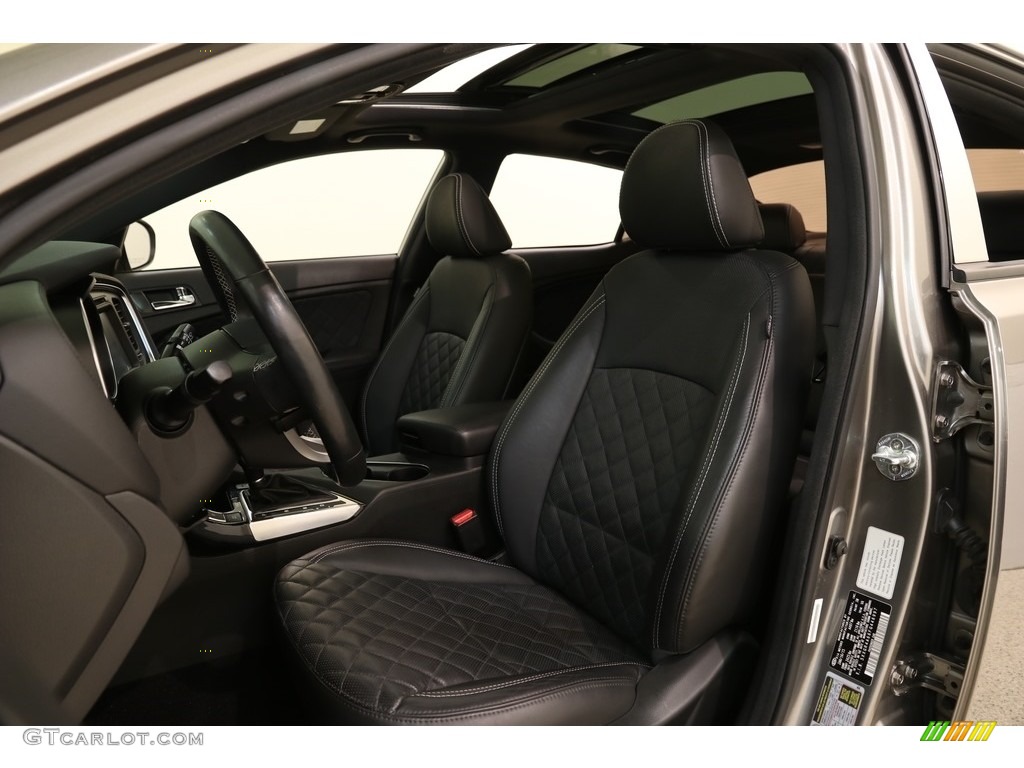 2015 Optima SXL Turbo - Titanium Metallic / Black photo #6