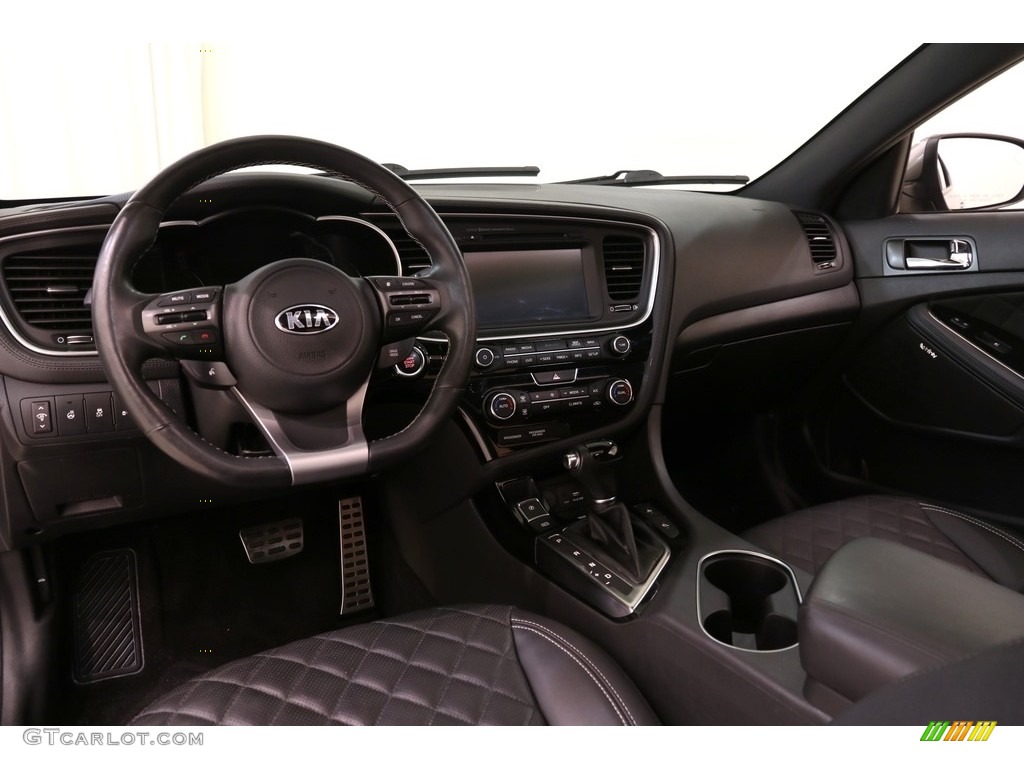 2015 Optima SXL Turbo - Titanium Metallic / Black photo #7