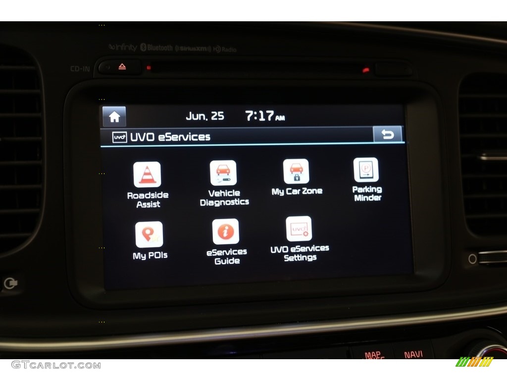 2015 Optima SXL Turbo - Titanium Metallic / Black photo #15