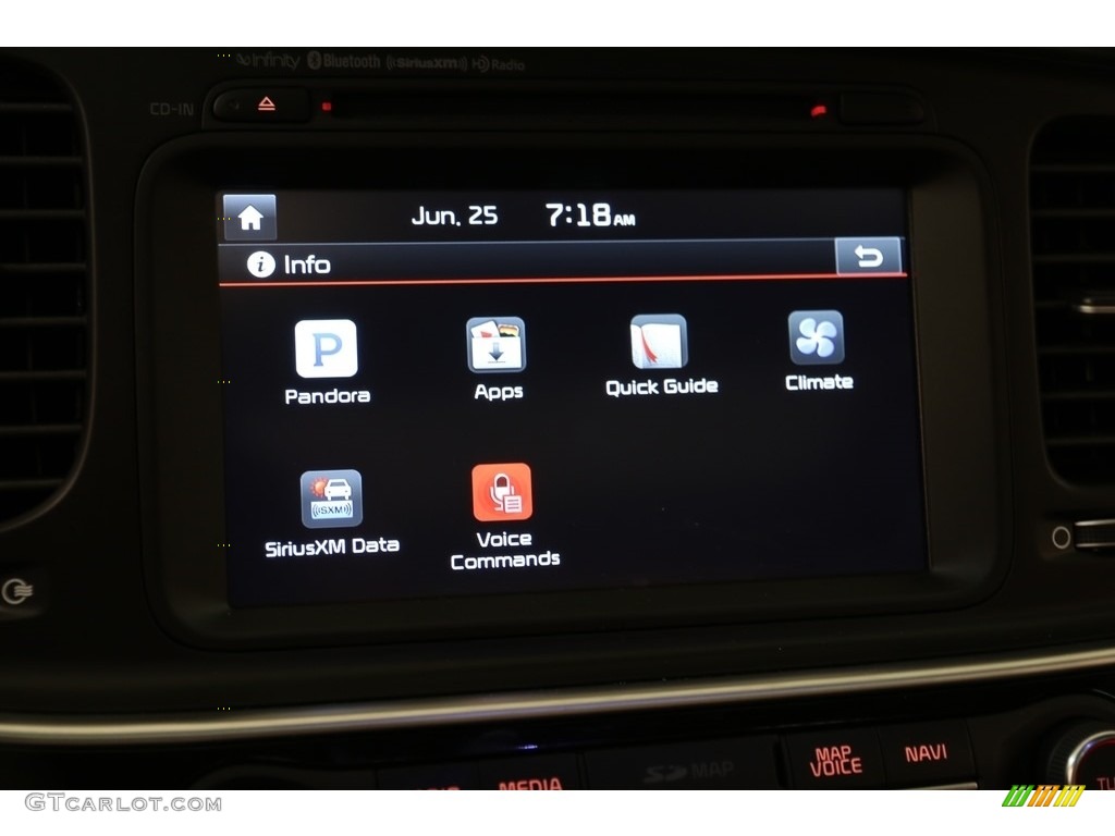 2015 Optima SXL Turbo - Titanium Metallic / Black photo #16