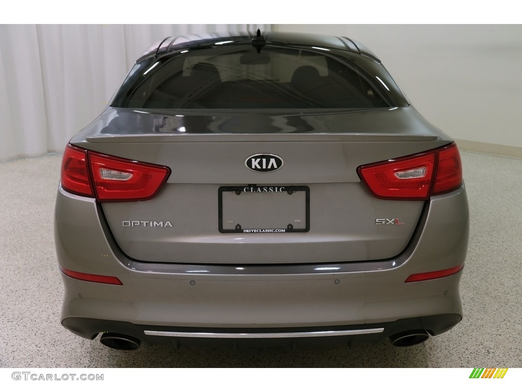2015 Optima SXL Turbo - Titanium Metallic / Black photo #26