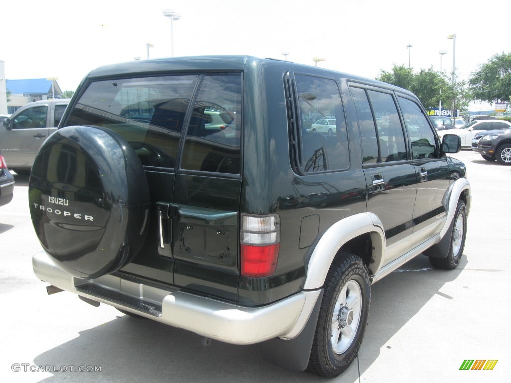 2001 Trooper S - Dragon Green Mica / Beige photo #30