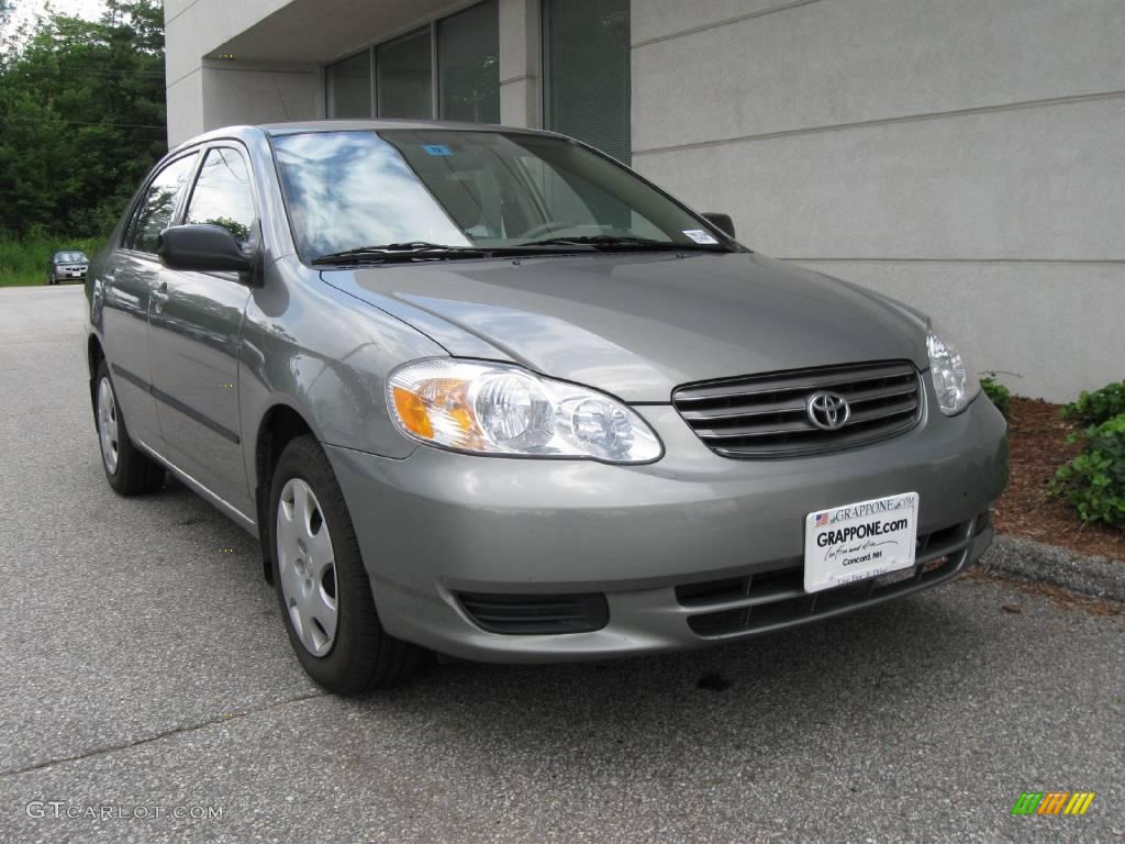 2004 Corolla CE - Moonshadow Gray Metallic / Pebble Beige photo #1