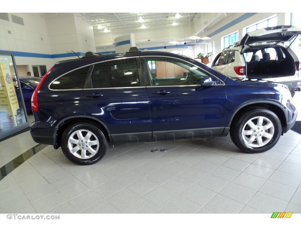 2008 CR-V EX-L 4WD - Royal Blue Pearl / Gray photo #5