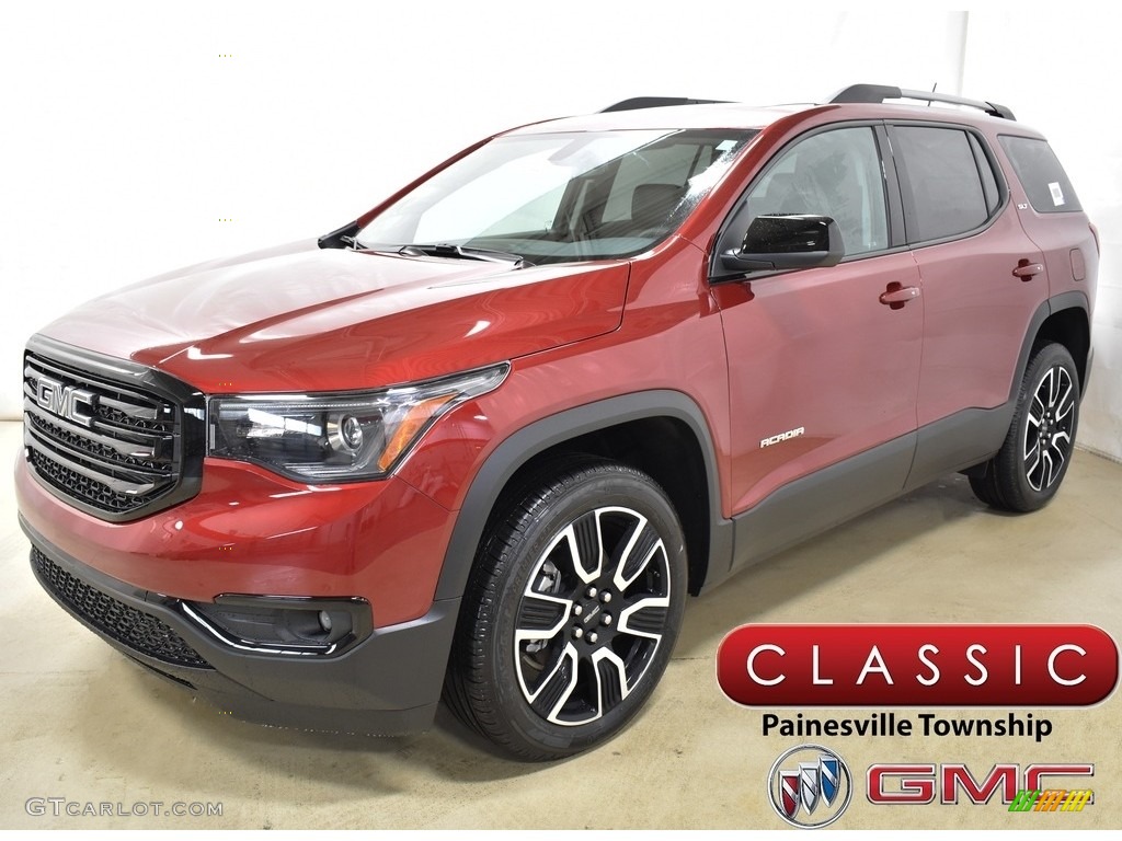 2019 Red Quartz Tintcoat GMC Acadia SLT AWD 134011234 Photo 2